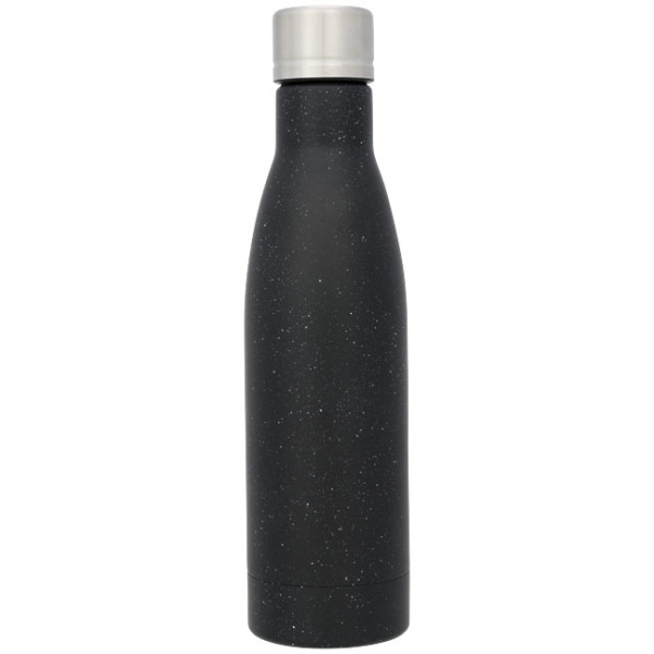 Vasa 500 ml gespikkelde koper vacuüm geïsoleerde drinkfles - Zwart