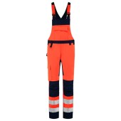 Amerikaanse Overall High Vis Bicolor 753005 Fluor Red-Ink 42
