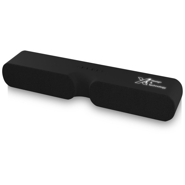 SCX.design S50 anti-bacteriële soundbar speaker 2x10W met oplichtende logo