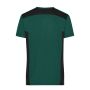 Men`s Workwear T-Shirt - STRONG - - dark-green/black - XXL