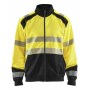 Sweatshirt met rits High Vis
