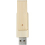 Rotate USB flashdrive van 16 GB van bamboe - Beige