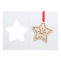 TreeCard - Kerstkaart, ster