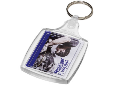 Zia S6 klassieke sleutelhanger met kunststof clip Zia S6 klassieke sleutelhanger met kunststof clip