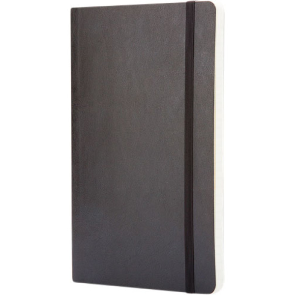 Classic L softcover notitieboek - gestippeld - Zwart