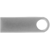 Compact aluminium USB-stick - Zilver - 2GB