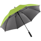 AC regular umbrella FARE®-Doubleface lime/grey
