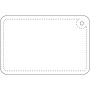 RFX™ H-10 kleine rechthoekige reflecterende TPU hanger - Neon geel