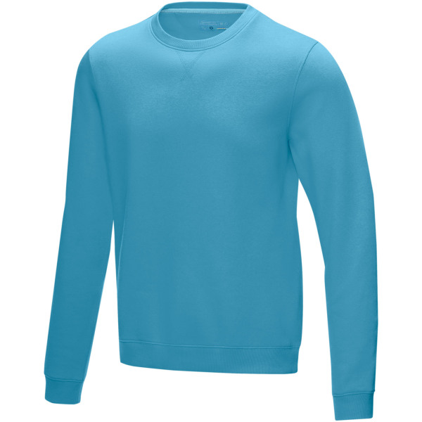 Jasper men’s GOTS organic GRS recycled crewneck sweater - NXT blue - 3XL
