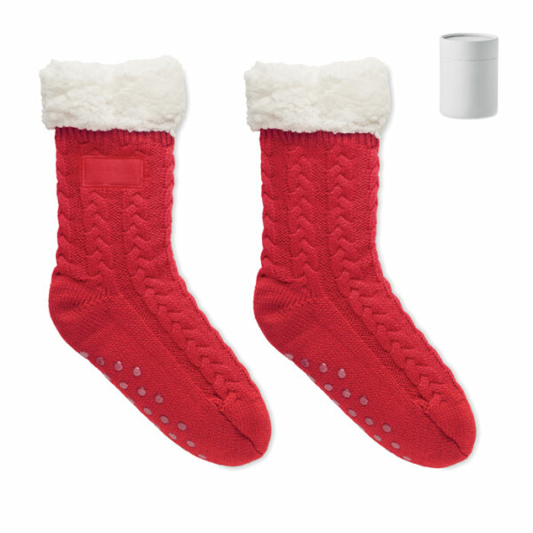 Pair of christmas slipper sock L
