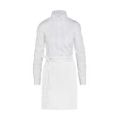 BRUSSELS - Short Bistro Apron with Pocket - White - One Size