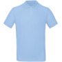 Men's organic polo shirt Sky Blue M