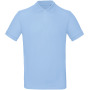 Men's organic polo shirt Sky Blue S