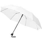 Wali 21'' opvouwbare automatische paraplu - Wit