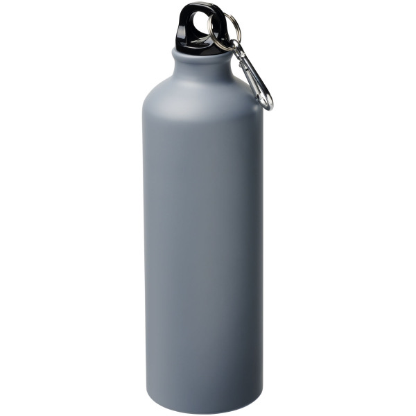 Pacific 770 ml matte water bottle with carabiner - Grey