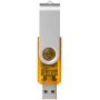 Rotate-translucent USB 4GB - Oranje