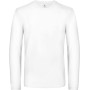 #E190 Men's T-shirt long sleeve White 4XL