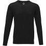 Stanton men's v-neck pullover - Solid black - 2XL