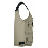 2804 FISHERMAN VEST CONTRAST 04010199 KHAKI L