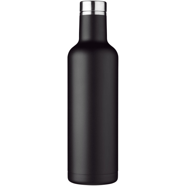 Pinto 750 ml copper vacuum insulated bottle - Solid black