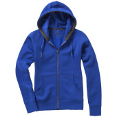 Arora dames hoodie met ritssluiting - Blauw - L