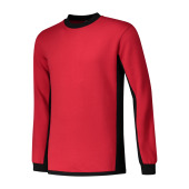 L&S Sweater Workwear red/bk XXL