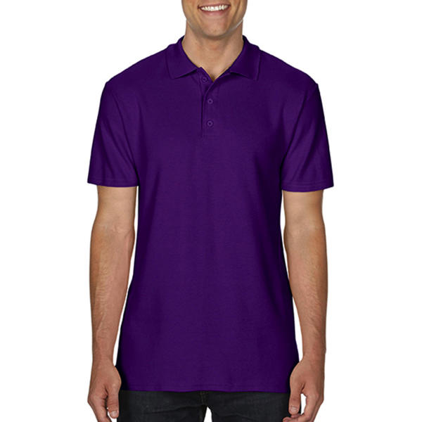 Softstyle Adult Pique Polo - Purple - S