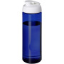 H2O Active® Eco Vibe 850 ml drinkfles met klapdeksel - Blauw/Wit