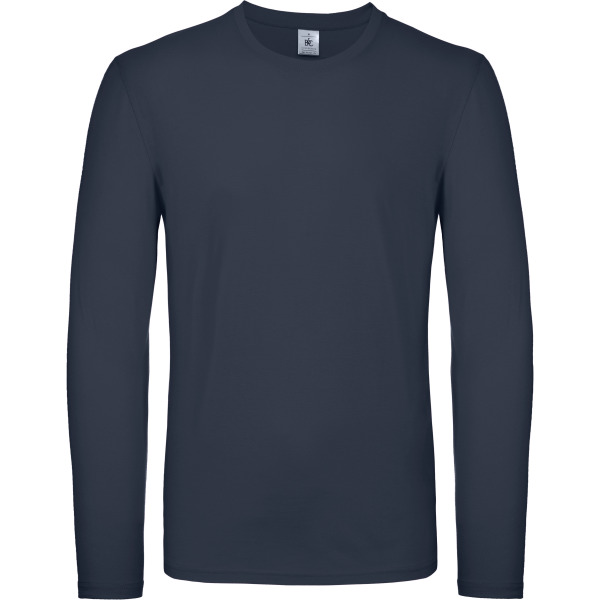 #E150 Men's T-shirt long sleeve Navy 4XL