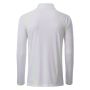 Men's Sports Shirt Longsleeve - white/bright-green - S