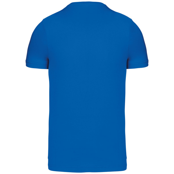 T-shirt V-hals korte mouwen Light Royal Blue S
