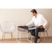Antidiefstalrugzak van polyester. Graphite Grey Heather / Black One Size