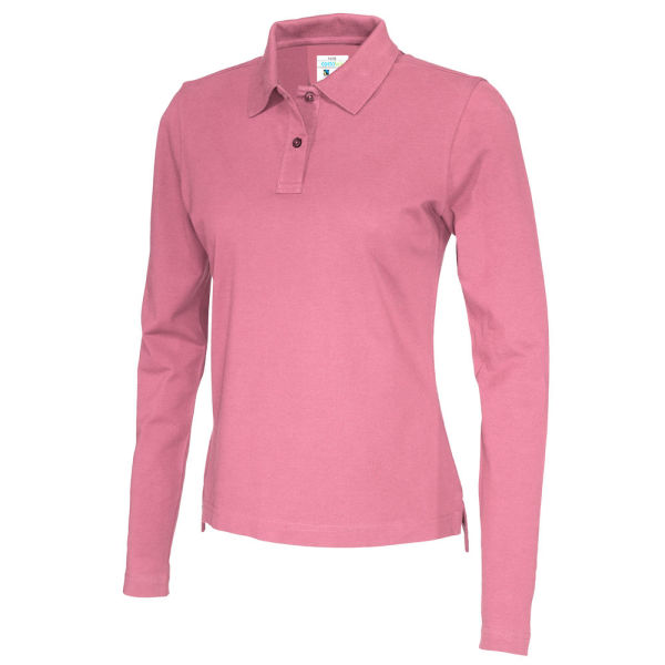 Cottover Gots Pique Long Sleeve Lady Pink XS