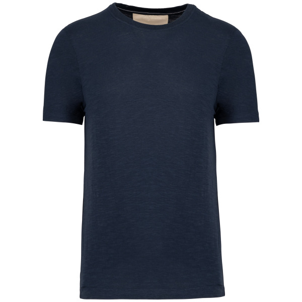 Heren T-shirt slub - 160 gr m2 Navy Blue S