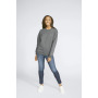 Sweater ronde hals Midweight Softstyle Charcoal S