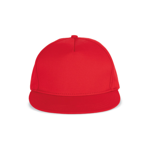 5-Panel Snapback-Kappe Red One Size