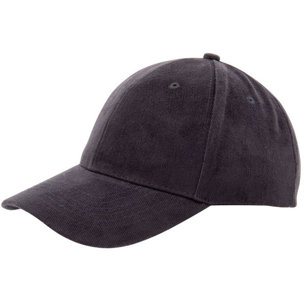 Heavy brushed cap - Zwart Heavy brushed cap - Zwart