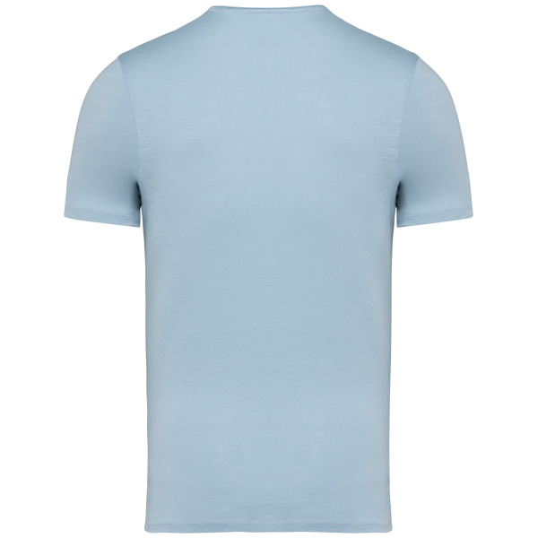 Slub heren T-shirt met onafgewerkte randen - 130 gr/m2 Aquamarine S