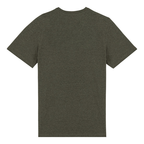 Heren T-shirt henley - 140 gr/m2 Organic Khaki Heather S