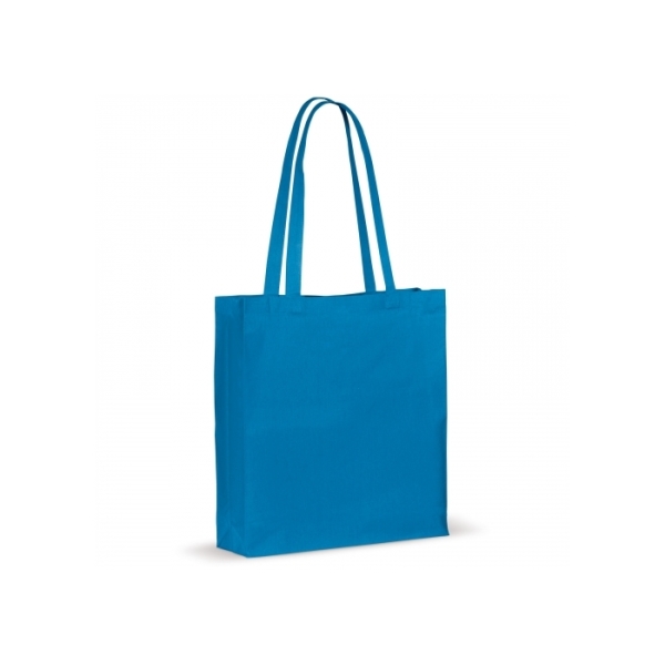 Shoulder bag cotton OEKO-TEX® 140g/m² 38x10x42cm - Light Blue