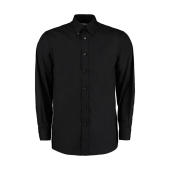 Tailored Fit Business Shirt - Black - 2XL