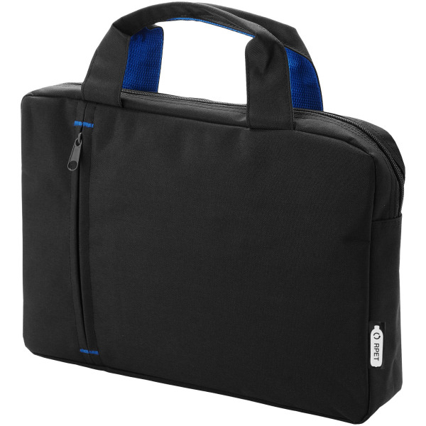 Detroit RPET conference bag 4L - Royal blue/Solid black