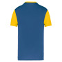 Tweekleurige jersey met korte mouwen voor kinderen Sporty Royal Blue / Sporty Yellow 10/12 jaar