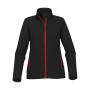 Women's Orbiter Softshell Jacket - Black/Bright Red - S