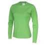 T-Shirt Long Sleeve Lady Green L (GOTS)