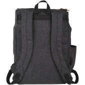 Campster 15" laptop rugzak 15L - Charcoal/Bruin