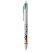 BIC® 4 Colours Fashion balpen 4 Colours Fashion ballpen LP white_UP white_RI white