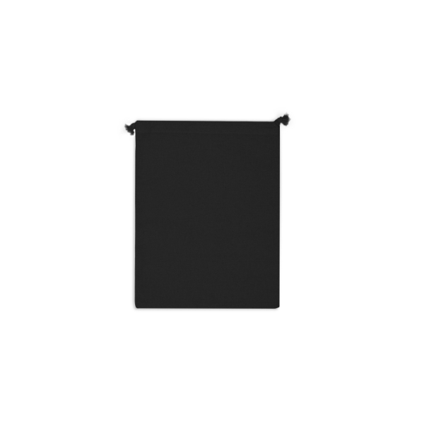Re-usable food bag OEKO-TEX® cotton 25x30cm - Black