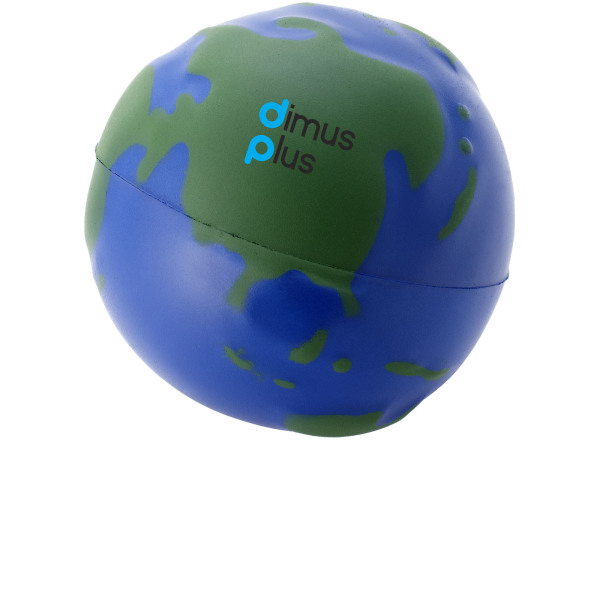 Globe anti-stress wereldbol - Blauw/Groen