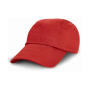 Junior Low Profil Cotton Cap - Red - One Size